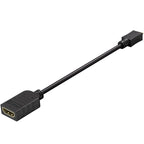 GOOBAY HDMI na Micro-HDMI 4K/60Hz 0,15m črn kabel