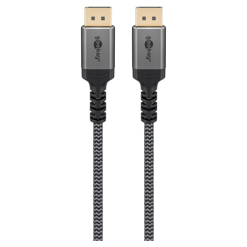 GOOBAY DisplayPort na DisplayPort 1.4 2m 8K DSC 32,4 Gbit/s pozlačen kabel