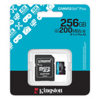 KINGSTON Canvas Go! Plus microSD 256GB Class 10 UHS-I U3 V30 A2 SD adapter SDCG4/256GB pomnilniška kartica
