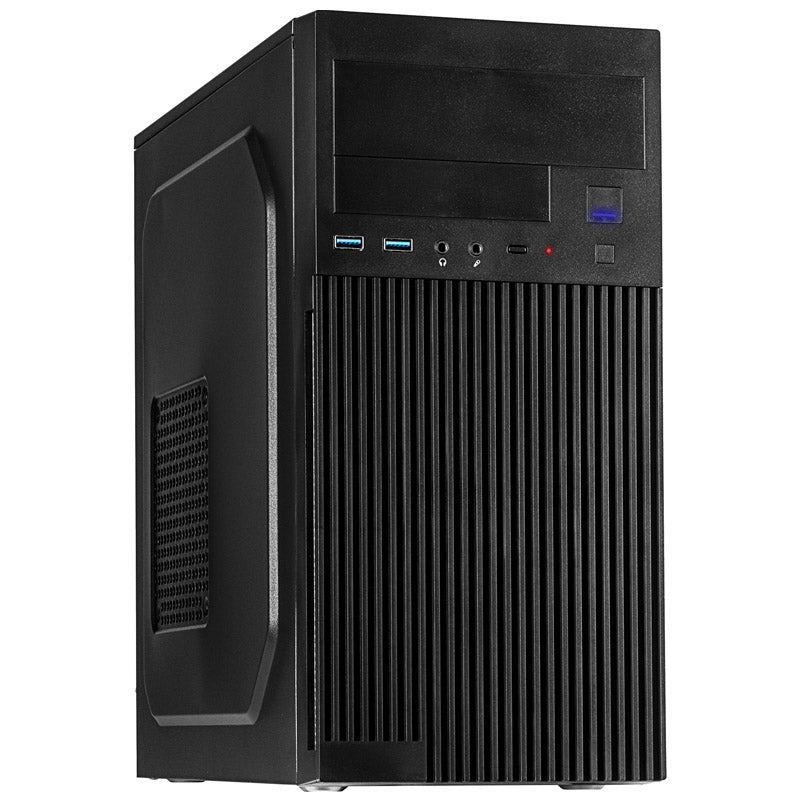 INTER-TECH IT-6521 ravno microATX črno ohišje