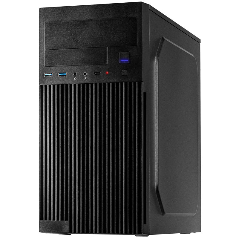 INTER-TECH IT-6521 ravno microATX črno ohišje