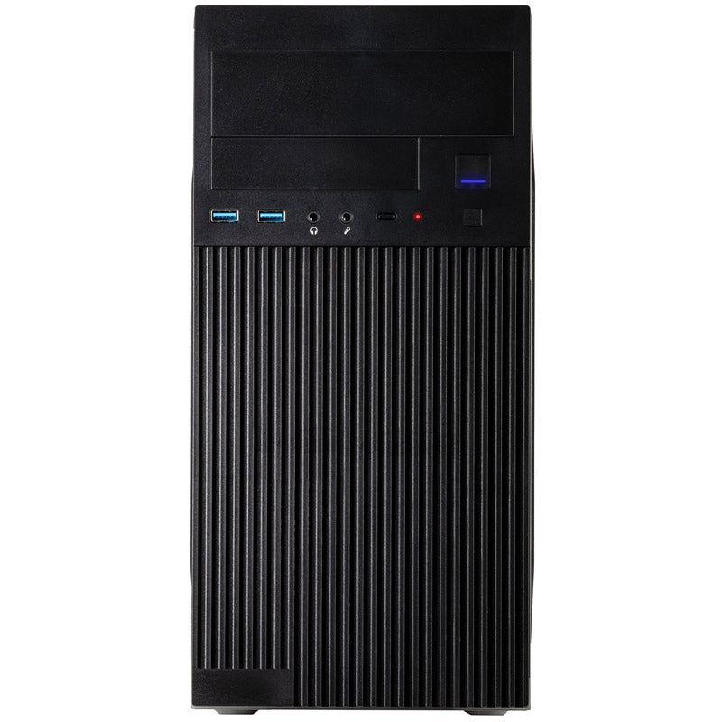 INTER-TECH IT-6521 ravno microATX črno ohišje