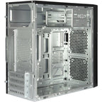 INTER-TECH IT-6521 ravno microATX črno ohišje