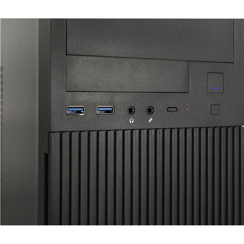 INTER-TECH IT-6521 ravno microATX črno ohišje