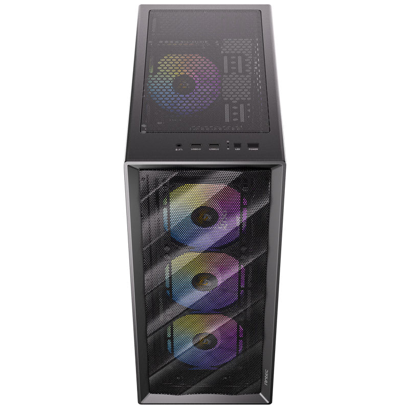 ANTEC AX85 Midi-ATX RGB okno igralno črno ohišje