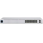 UBIQUITI UNIFI USW-16-POE 18-port 16x Gigabit (8x PoE+) RJ45 2x Gigabit SFP L2 mrežno stikalo switch
