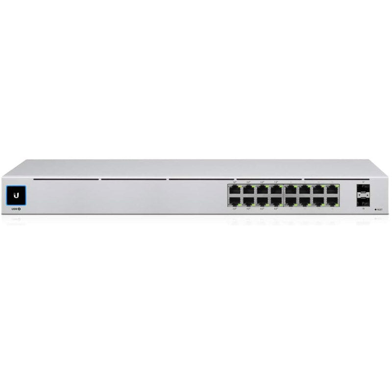UBIQUITI UNIFI USW-16-POE 18-port 16x Gigabit (8x PoE+) RJ45 2x Gigabit SFP L2 mrežno stikalo switch