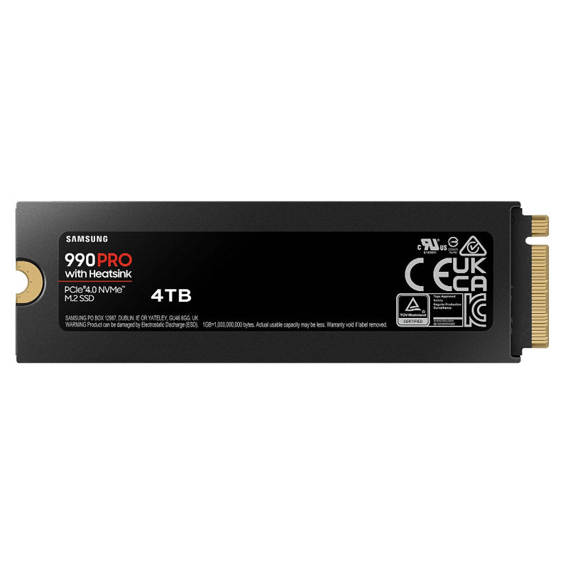 SAMSUNG 990 PRO 4TB M.2 PCIe 4.0 NVMe MZ-V9P4T0CW SSD