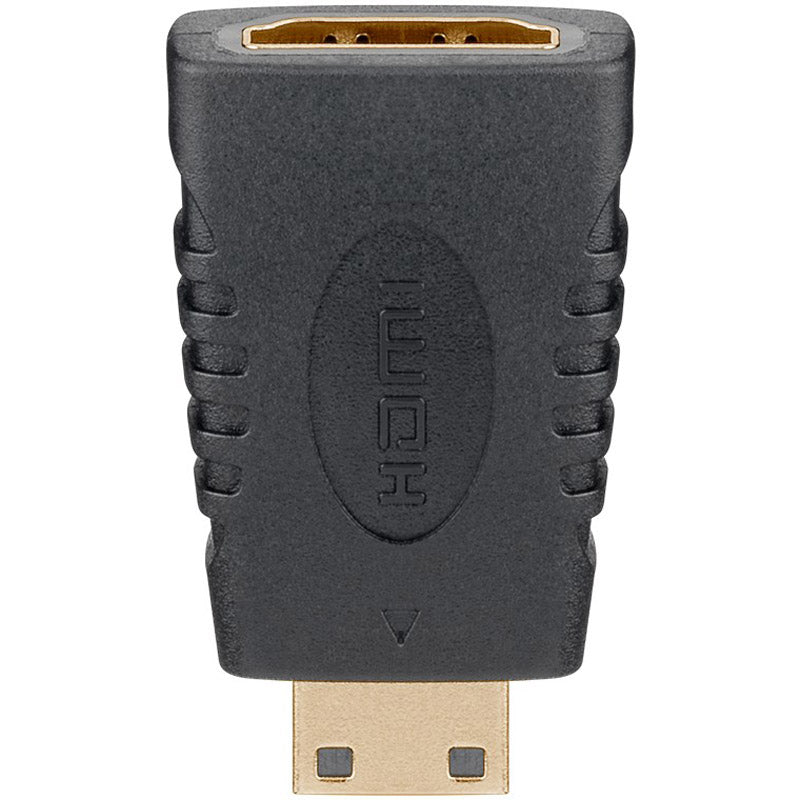 GOOBAY miniHDMI na HDMI 4K/60Hz črn adapter