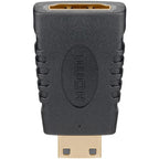 GOOBAY miniHDMI na HDMI 4K/60Hz črn adapter