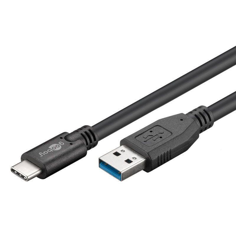GOOBAY USB-C na USB-A 3.0 1m 15W 5Gbit/s napajalni podatkovni kabel