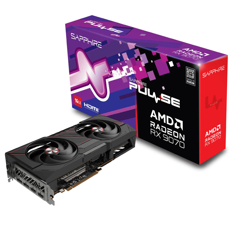 SAPPHIRE PULSE Gaming Radeon RX 9070 16GB GDDR6 OC igralna kartica