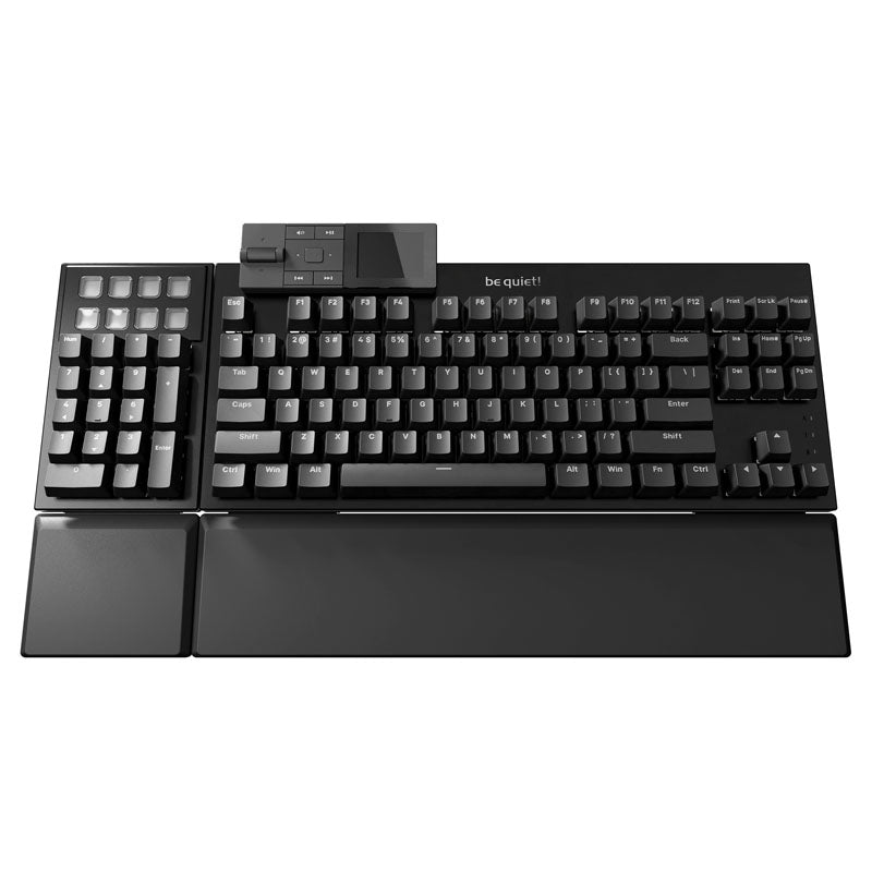 BE QUIET! Dark Mount Silent Linear UK RGB (BT001UK) mehanska modularna gaming črna tipkovnica