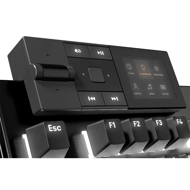 BE QUIET! Dark Mount Silent Linear UK RGB (BT001UK) mehanska modularna gaming črna tipkovnica