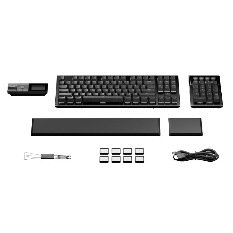 BE QUIET! Dark Mount Silent Linear UK RGB (BT001UK) mehanska modularna gaming črna tipkovnica