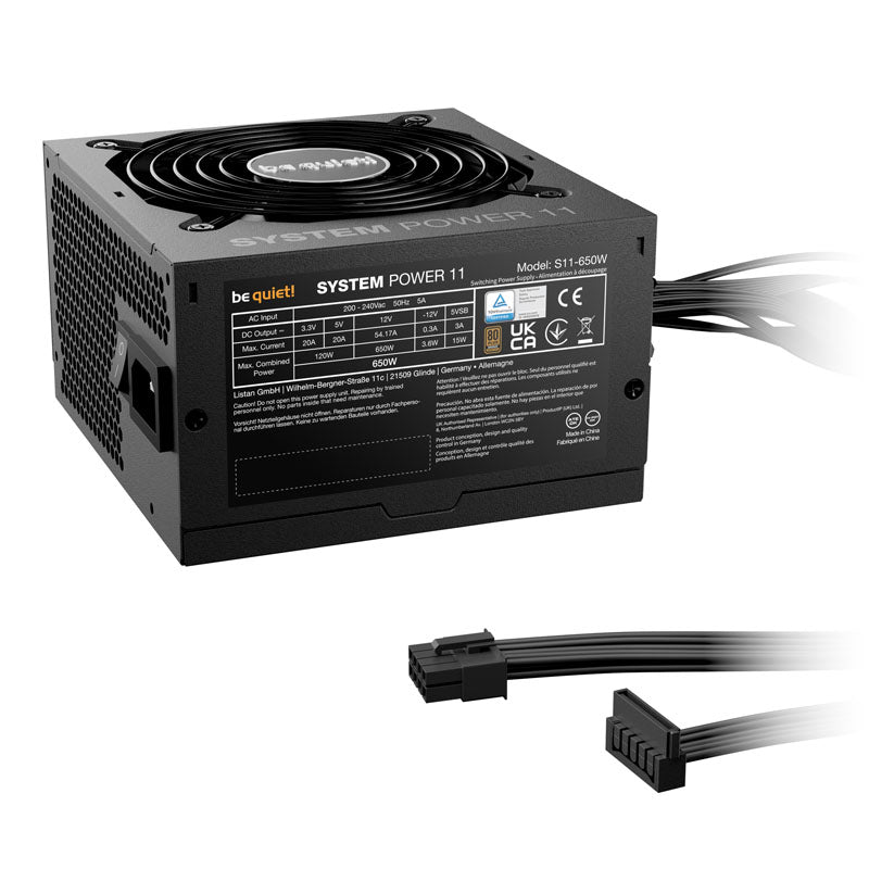 BE QUIET! System Power 11 650W 80Plus Bronze (BP011EU) ATX napajalnik