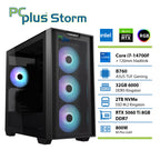 PCPLUS Storm i7-14700F 32GB 2TB SSD RTX 5060Ti 8GB gaming namizni računalnik