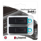 KINGSTON DataTraveler Exodia 64GB USB 3.2 Gen1 DTX/64GB-2P dvojno pakiranje USB ključ