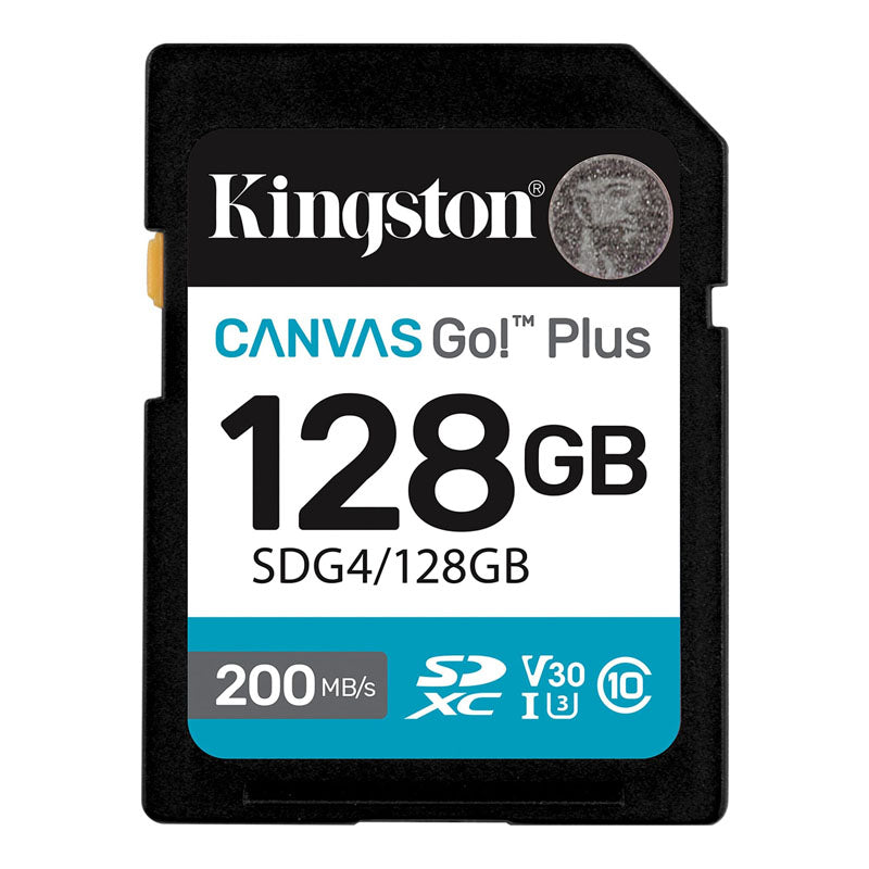 KINGSTON Canvas Go! Plus SD 128GB Class10 UHS-I U3, V30, 4K UHD SDG4/128GB spominska kartica