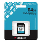 KINGSTON Canvas Go! Plus SD 64GB Class10 UHS-I U3, V30, 4K UHD SDG4/64GB pomnilniška kartica
