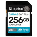 KINGSTON Canvas Go! Plus SD 256GB Class 10 UHS-I U3 V30 SDG4/256GB spominska kartica
