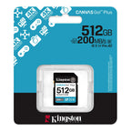 KINGSTON Canvas Go! Plus SD 512GB Class10 UHS-I U3, V30, 4K UHD SDG4/512GB spominska kartica
