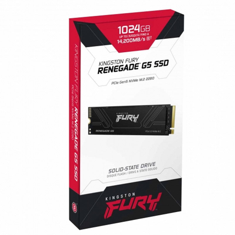 KINGSTON Fury Renegade G5 1TB M.2 2280 PCIe 5.0 NVMe SFYR2S/1T0 SSD