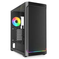 SHARKOON AK4W RGB Strip midiATX okno gaming črno ohišje