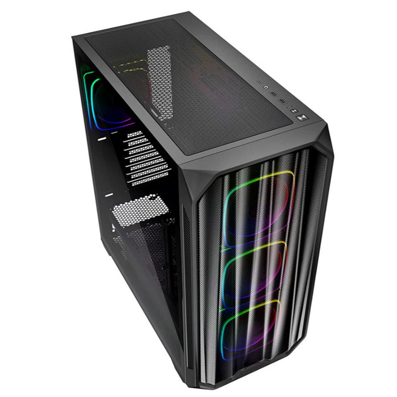 SHARKOON AK5M RGB midiATX okno črno ohišje