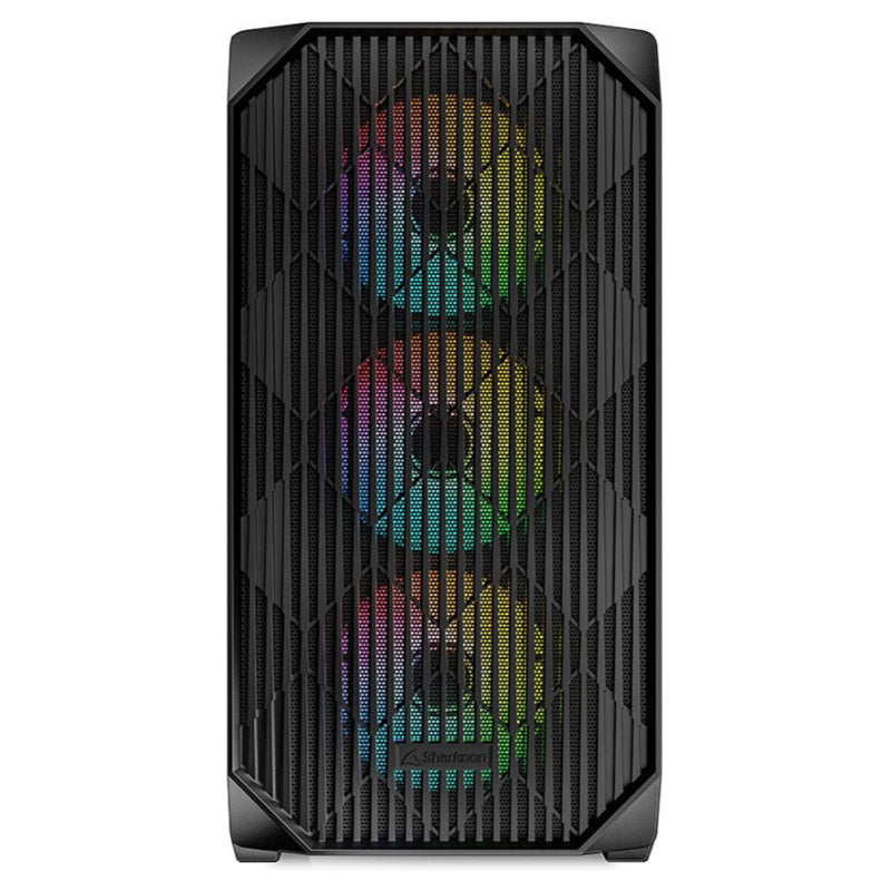 SHARKOON MK3 RGB microATX okno črno ohišje