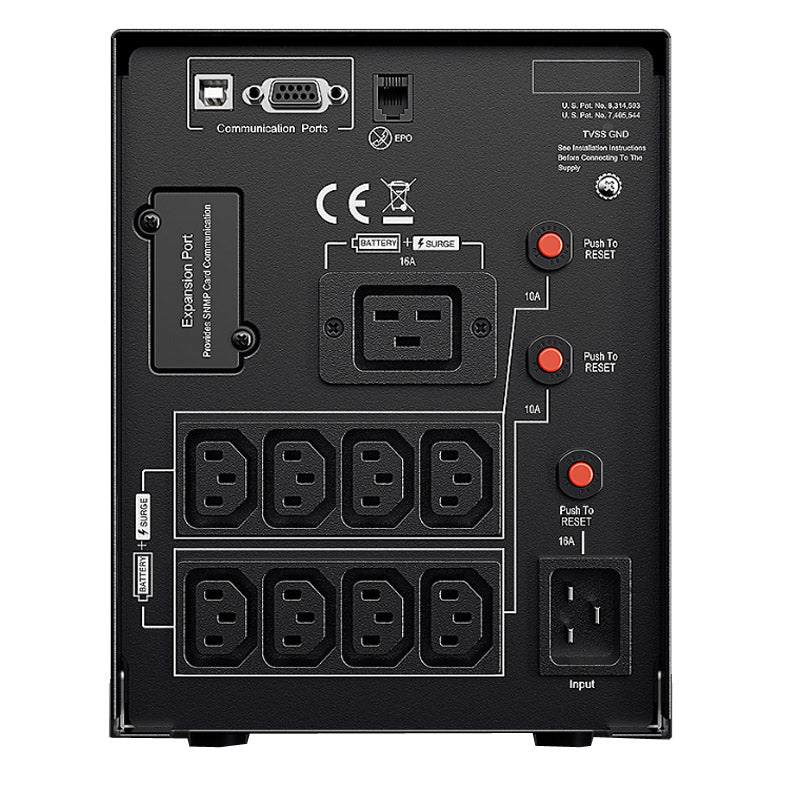 CYBERPOWER Smart PR2200ELCDSL Line-Interactive 2200VA 1980W IEC brezprekinitveno napajanje