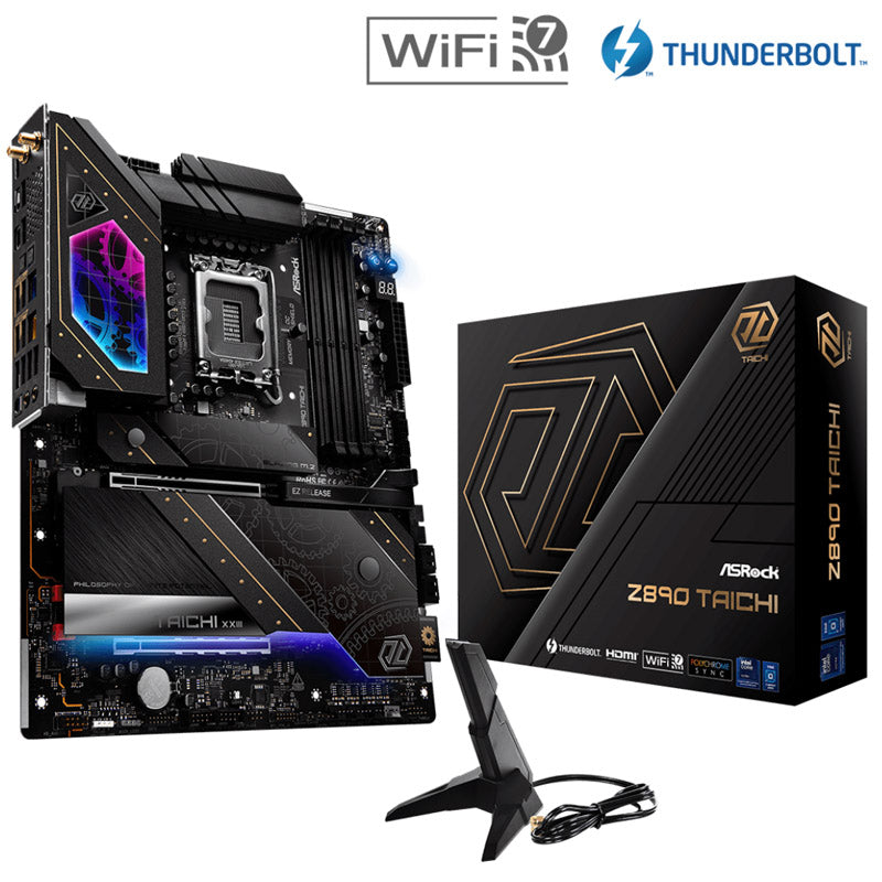 ASROCK Z890 Taichi LGA1851 4xDDR5 Wi-Fi gaming RGB ATX matična plošča