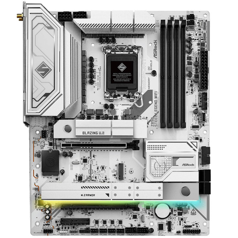 ASROCK Z890 Steel Legend WIFI LGA1851 DDR5 gaming RGB ATX matična plošča