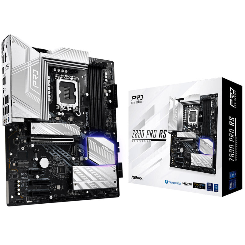 ASROCK Z890 Pro RS LGA1851 DDR5 gaming ATX motherboard