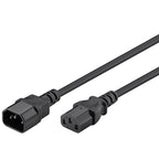 GOOBAY C13/C14 250V(AC) 3m črn poddaljševalni napajalni kabel
