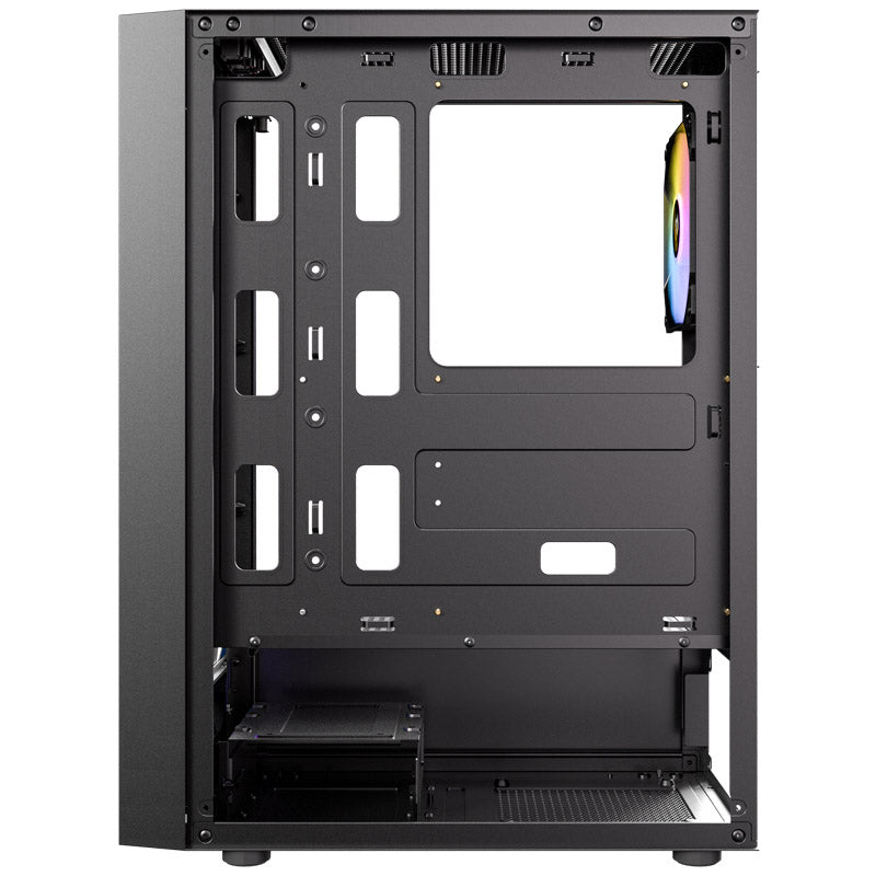 ANTEC AX27 RGB ELITE Midi-T ATX okno gaming črno ohišje