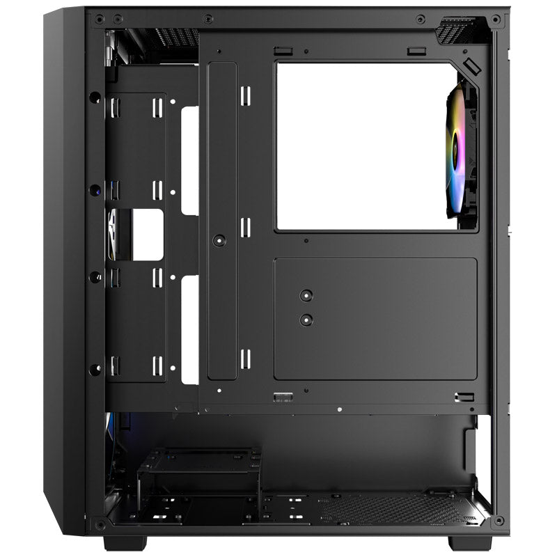 ANTEC AX67 ARGB Midi-T ATX okno gaming črno ohišje