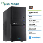 PCPLUS Magic Ryzen 7 8700G 16GB 1TB SSD Windows 11 Home namizni računalnik