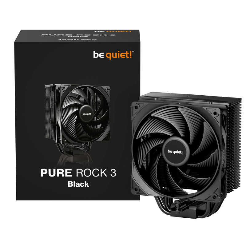 BE QUIET! PURE ROCK 3 Black (BK039) 120mm 190W CPU hladilnik