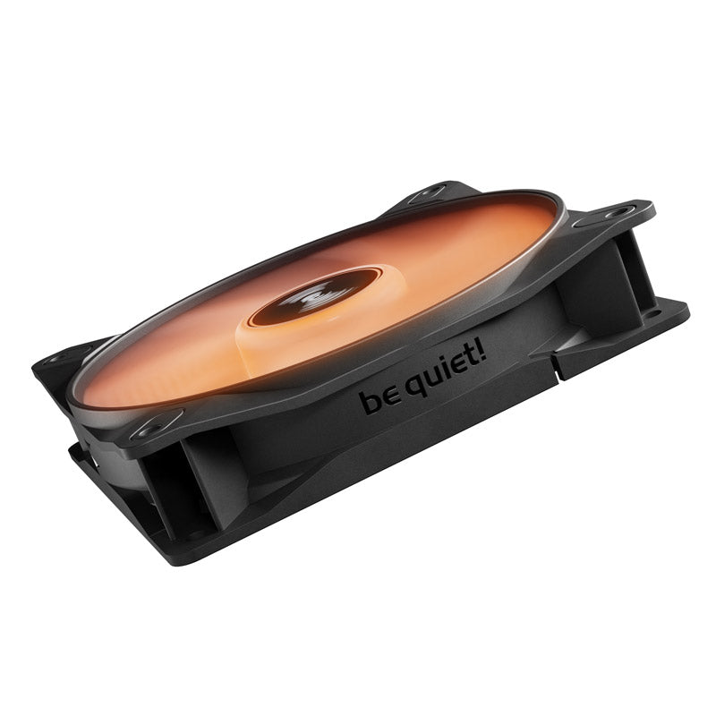 BE QUIET! LIGHT WINGS LX (BL132) obrnjen 120 mm 4-pinski PWM ARGB črn ventilator