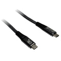GOOBAY USB-C na USB-C 1,5m 240W PD 3.1 20Gbit/s črn napajalni in sync kabel