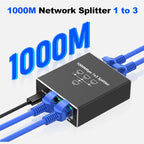 Gigabit Ethernet 1 na 3 RJ45 LAN mrežni razdelilec splitter switch