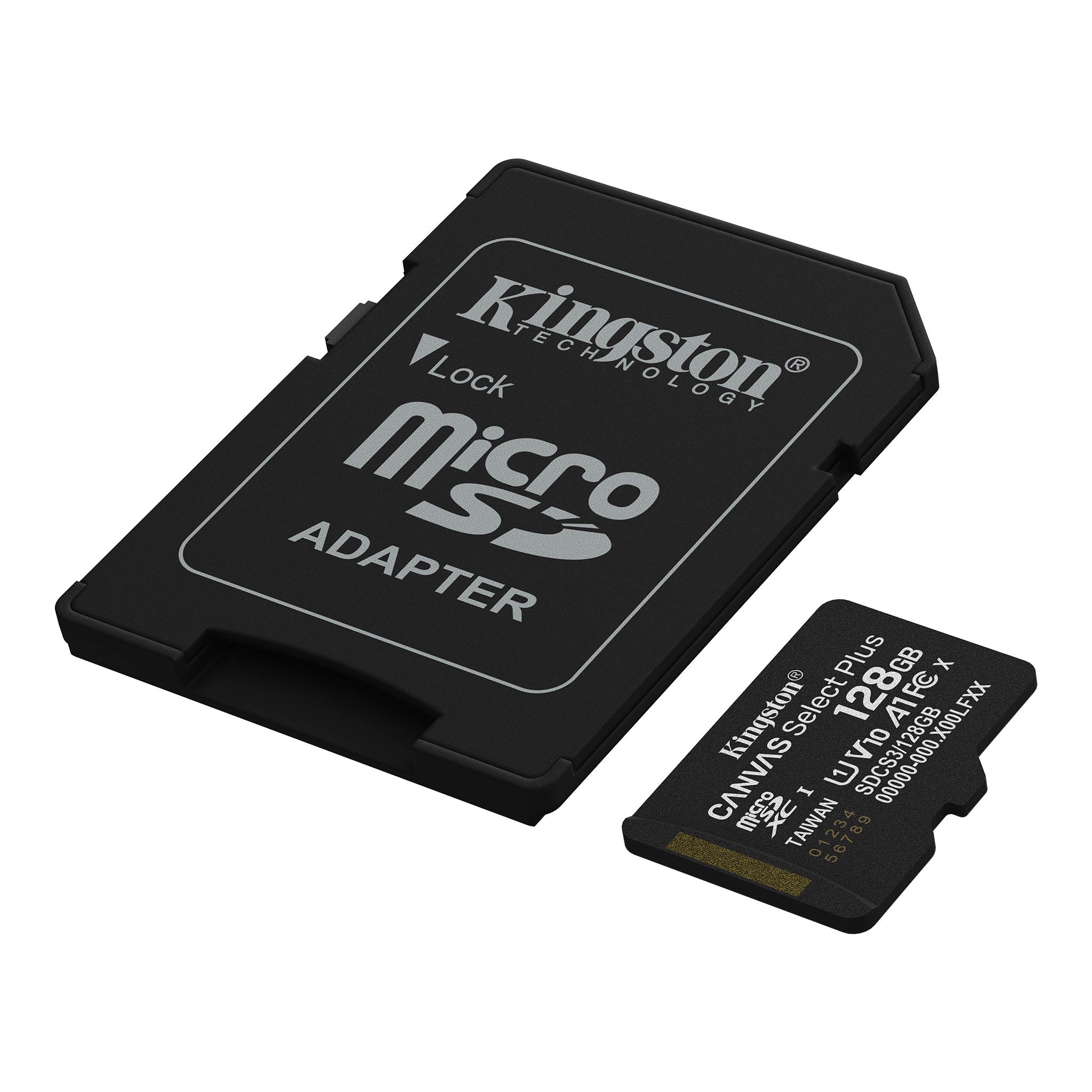 KINGSTON Canvas Select Plus microSD 128GB Class10 UHS-I SD adapter SDCS3/128GB spominska kartica