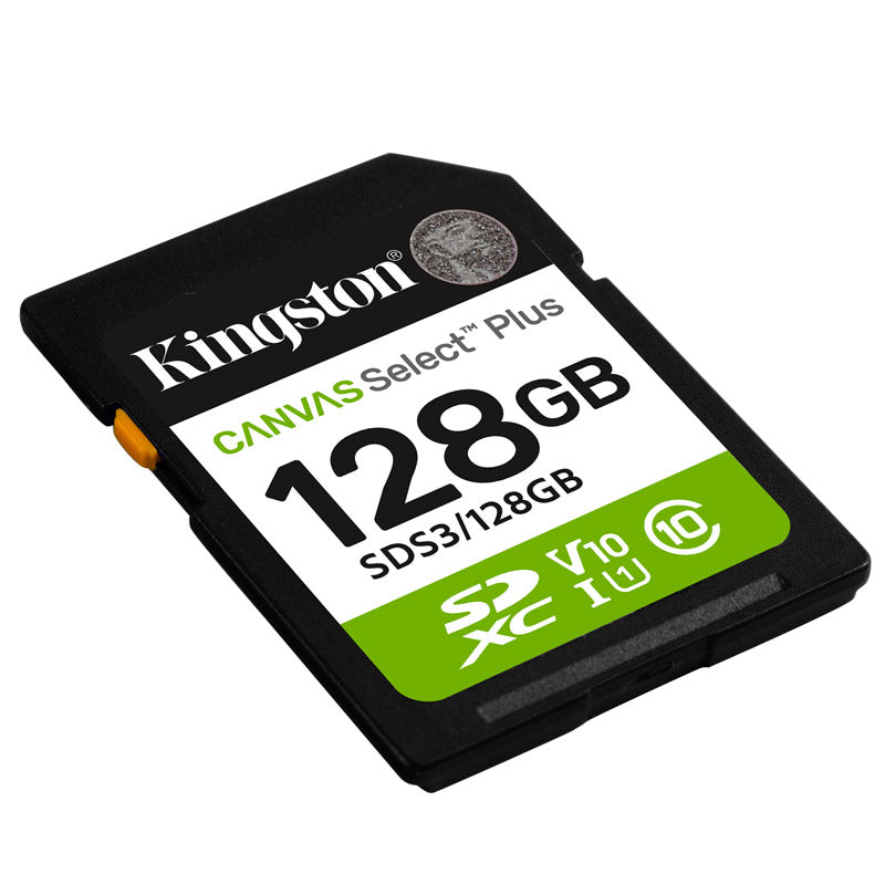 Spominska kartica KINGSTON Canvas Select Plus SD 128 GB, razred 10, UHS-I SDS3/128GB