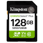 Spominska kartica KINGSTON Canvas Select Plus SD 128 GB, razred 10, UHS-I SDS3/128GB