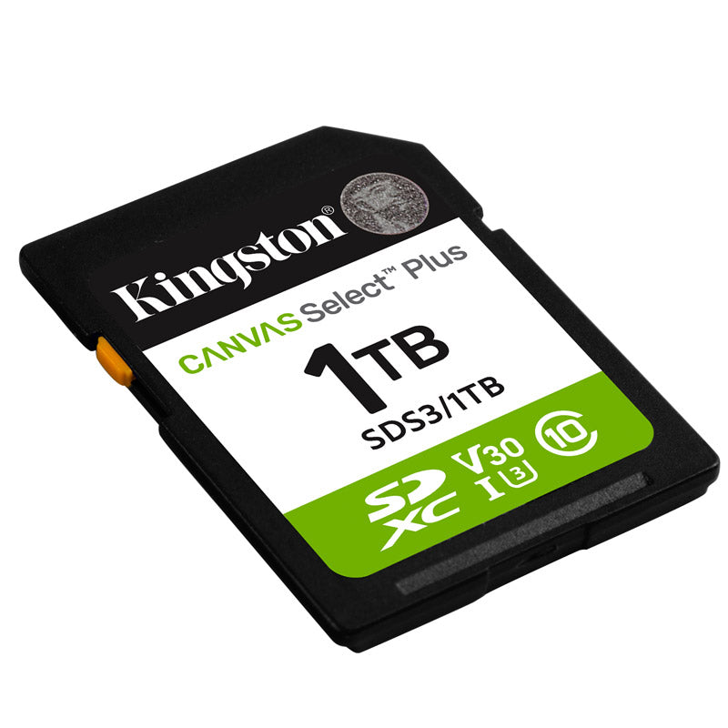 KINGSTON Canvas Select Plus SD 1TB Class10 UHS-I SDS3/1TB spominska kartica