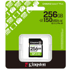 Spominska kartica KINGSTON Canvas Select Plus SD 256GB Class10 UHS-I SDS3/256GB