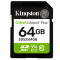 KINGSTON Canvas Select Plus SD 64GB Class10 UHS-I SDS3/64GB pomnilniška kartica