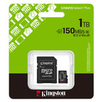 KINGSTON Canvas Select Plus microSD 1TB Class10 UHS-I SD adapter SDCS3/1TB pomnilniška kartica