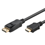 GOOBAY DisplayPort in HDMI 1m 4K 60Hz kabel